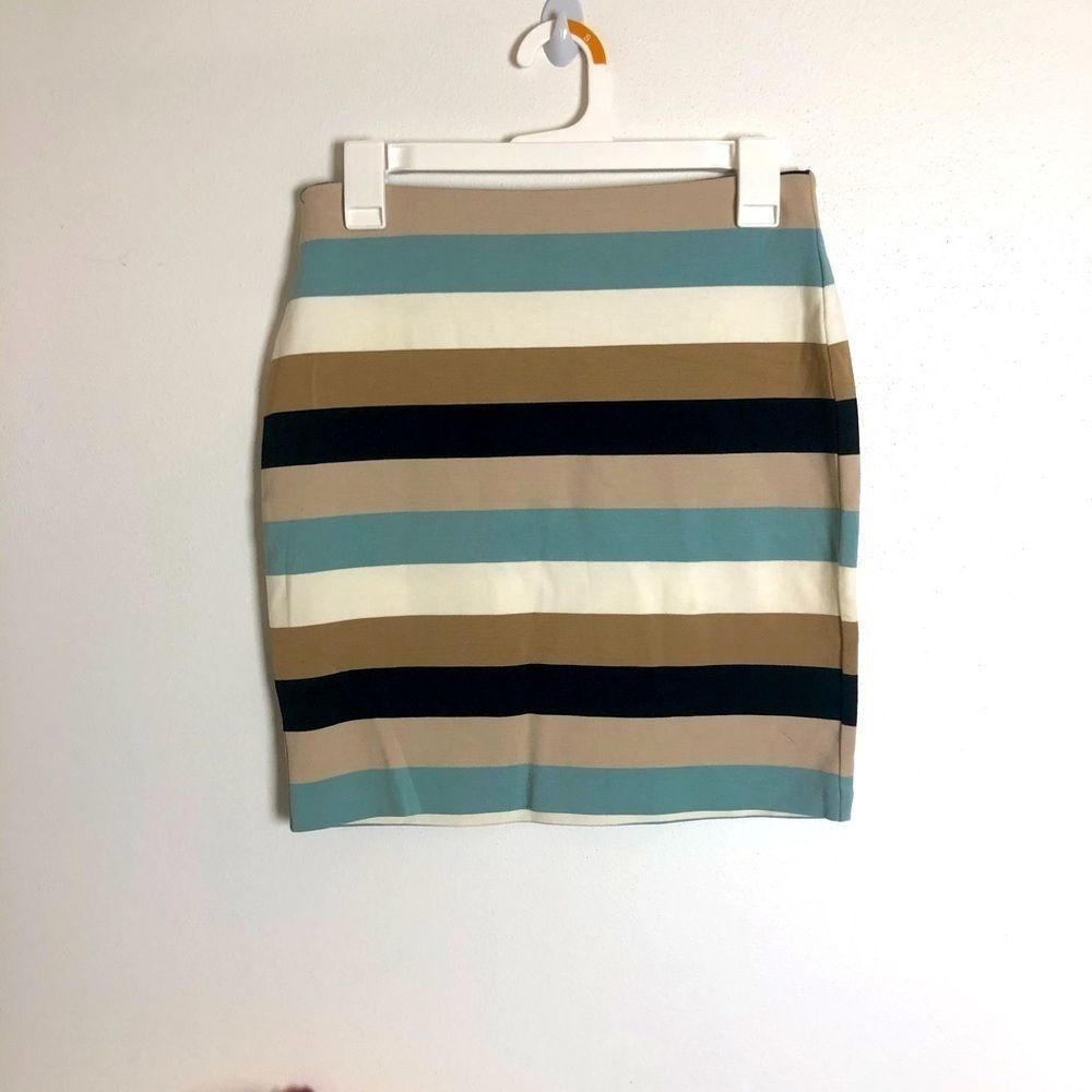 Ann Taylor Striped Skirt Size 2